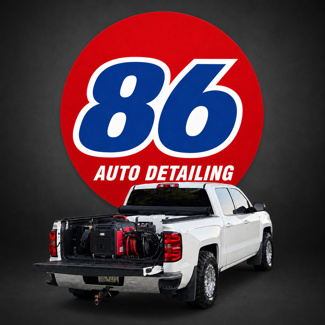 86 Mobile Auto Detailing truck with full detailing setup